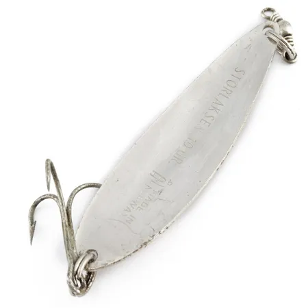 Vintage Sølvkroken Storlaksen ​, 1/3oz silver fishing spoon #23107