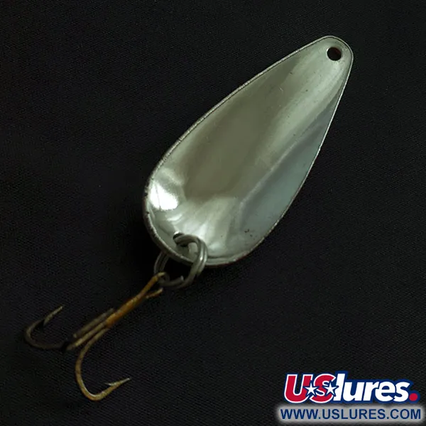 Vintage   Kmart Spoon, 1/2oz red/white/nickel fishing spoon #23109