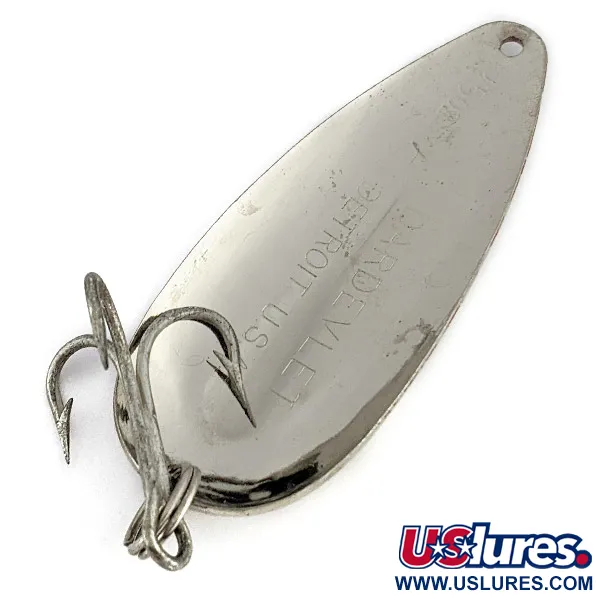 Vintage  Eppinger Dardevle Dardevlet , 3/4oz nickel fishing spoon #23110