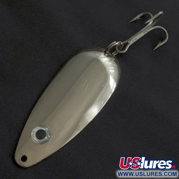 Vintage  Eppinger Dardevle Dardevlet , 3/4oz nickel fishing spoon #23110