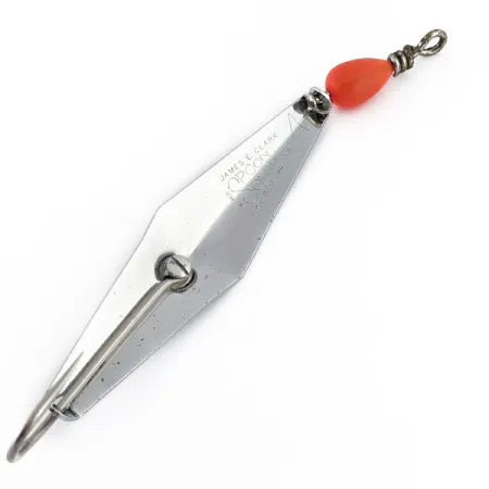 Vintage James E. Clark  James Clark  spoon, 3/4oz nickel fishing spoon #23115