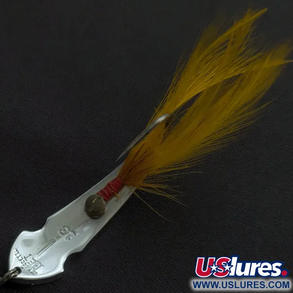 Vintage  Tony Accetta Tony Acetta Pet Spoon 13, 1/4oz nickel fishing spoon #23120