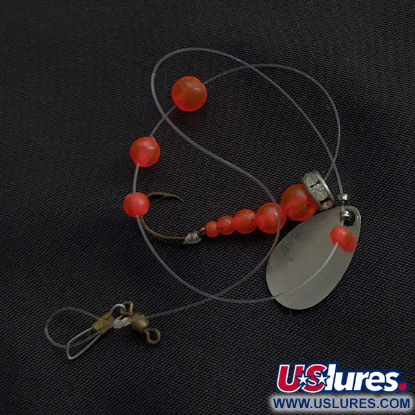 Vintage   Kokanee tackle Mack's Lure Wedding Ring, 1/16oz nickel/pink fishing #23122