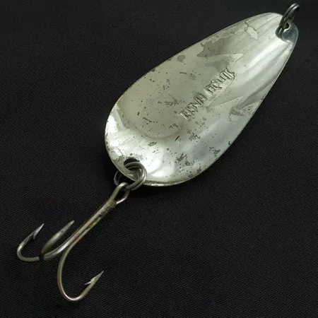 Vintage Lindy / Little Joe Lindy Finsel silver plated, 2/3oz silver fishing spoon #23127
