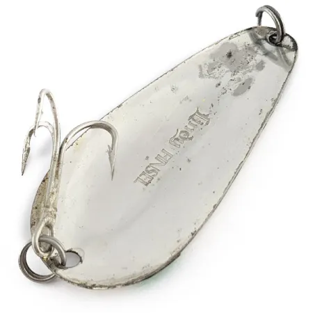 Vintage Lindy / Little Joe Lindy Finsel silver plated, 2/3oz silver fishing spoon #23128