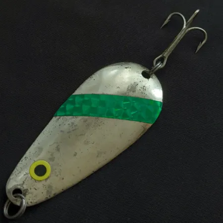 Vintage Lindy / Little Joe Lindy Finsel silver plated, 2/3oz silver fishing spoon #23128