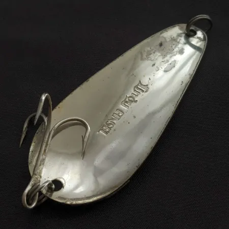 Vintage Lindy / Little Joe Lindy Finsel silver plated, 2/3oz silver fishing spoon #23128