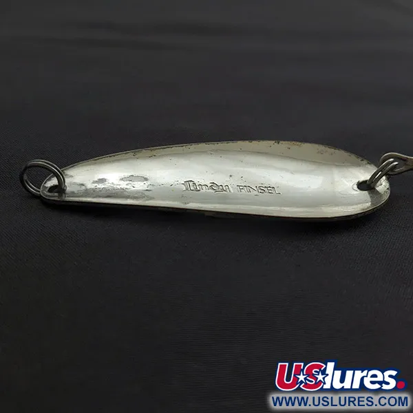 Vintage  Lindy / Little Joe Lindy Finsel silver plated, 2/3oz silver fishing spoon #23128