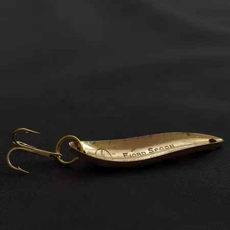 Vintage Acme Fiord Spoon Lightning (1950s), 1/4oz gold fishing spoon #23130