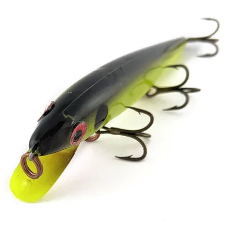 Vintage Wahoo Wazp Stick-IT Crank UV, 1/3oz green/black fishing lure #23138