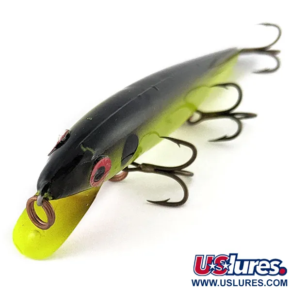 Vintage  Wahoo Wazp Stick-IT Crank UV, 1/3oz green/black fishing lure #23138