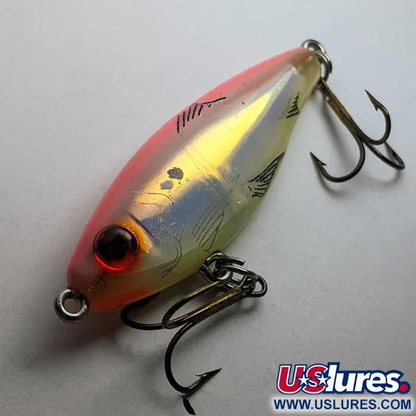 Vintage  L&S Bait Mirro lure Mirrolure Sinking Twitchbait, 1/3oz Moon Jelly fishing lure #23143