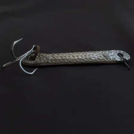 Vintage Atlantic Lures S23, 1oz нікель fishing spoon #23145