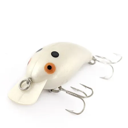 Vintage Cotton Cordell Big O, 1/4oz Pearl fishing lure #23152