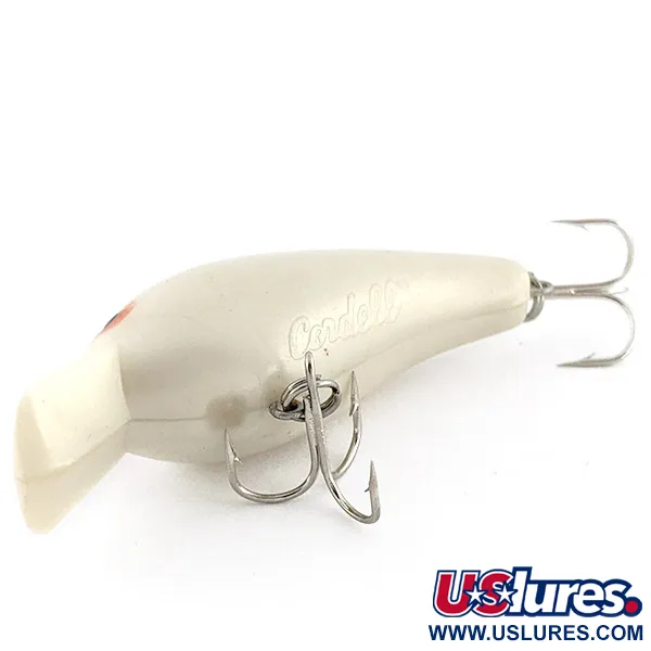 Vintage   Cotton Cordell Big O, 1/4oz Pearl fishing lure #23152