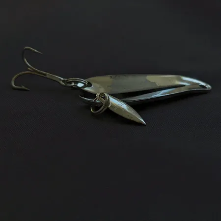 Vintage Weber W-2, 1/4oz nickel fishing spoon #23166