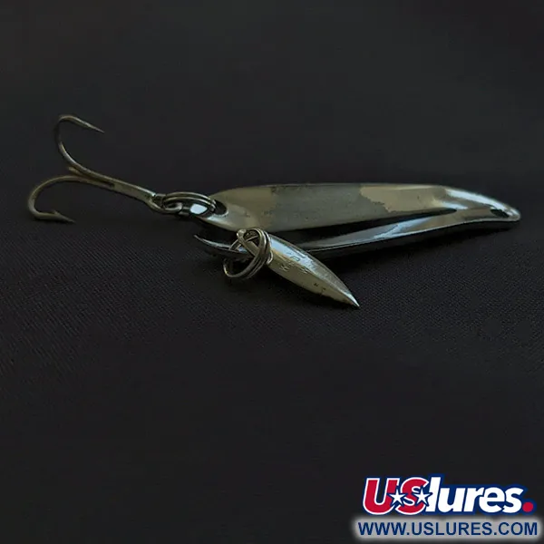 Vintage   Weber W-2, 1/4oz nickel fishing spoon #23166