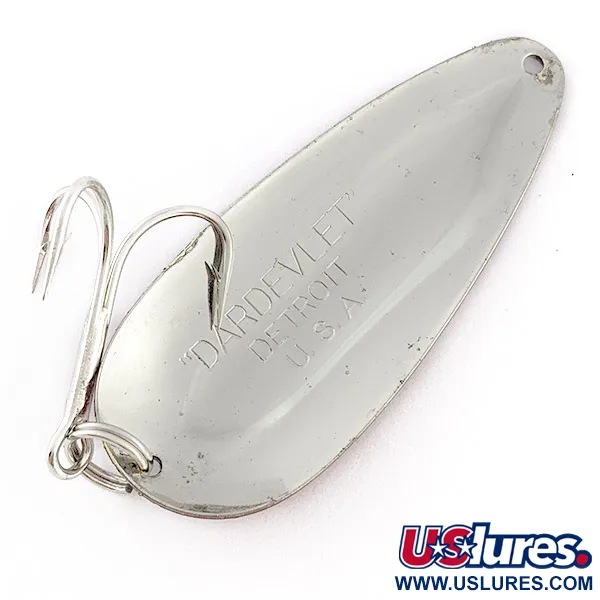 Vintage  Eppinger Dardevle Dardevlet , 3/4oz Red Devle fishing spoon #23167