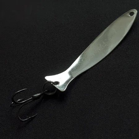 Vintage Worth Fly Rod Demon, 3/32oz black/white/nickel fishing spoon #23175