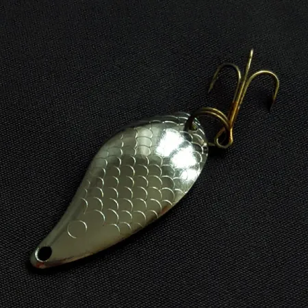 Vintage Ideal Products Mr Fish, 3/16oz nickel fishing spoon #23177