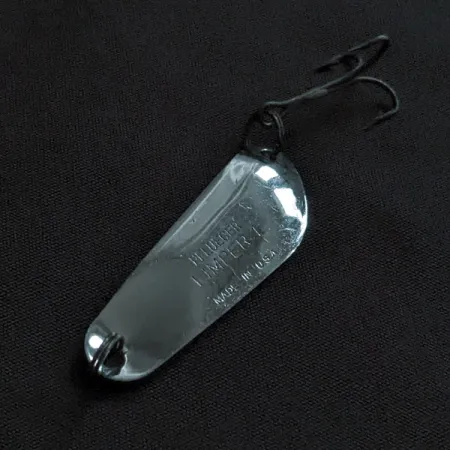 Vintage Pflueger Limper #1, 1/4oz nickel fishing spoon #23178