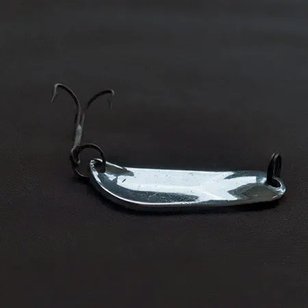 Vintage Pflueger Limper #1, 1/4oz nickel fishing spoon #23178