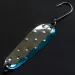 Vintage   Luhr Jensen Alpena Diamond, 1/4oz nickel/blue fishing spoon #23181