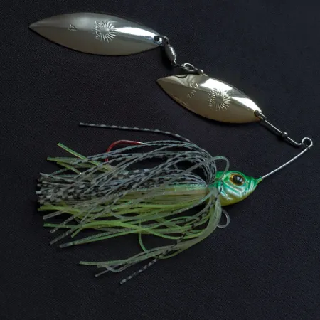 Vintage Daiwa Double Willow Spinnerbait, 1/2oz spinning lure #23183