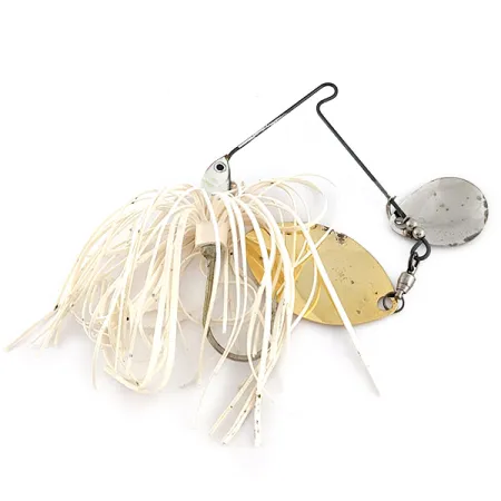 Vintage Terminator Titanium 4.5 Spinnerbait, 1/2oz gold/nickel spinning lure #23184