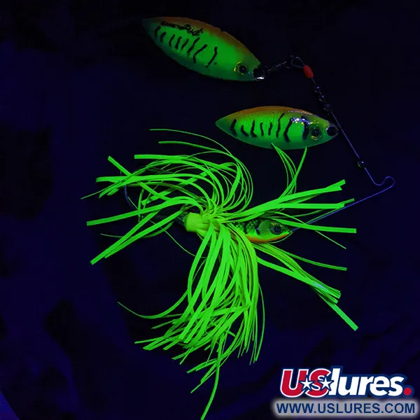 Vintage  Wahoo Spinnerbait Prizm, 2/3oz Fire tiger spinning lure #23187