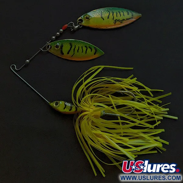 Vintage  Wahoo Spinnerbait Prizm, 2/3oz Fire tiger spinning lure #23187
