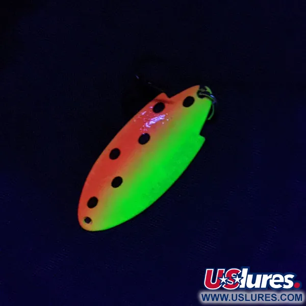 Vintage Thomas Buoyant, 1/4oz уellow trout/copper fishing spoon #23188