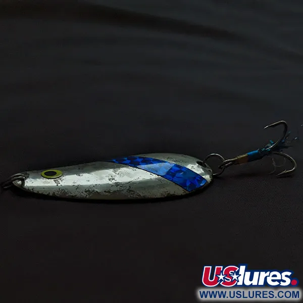 Vintage  Lindy / Little Joe Lindy Finsel silver plated, 2/3oz silver fishing spoon #23190