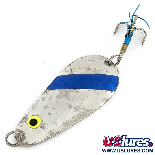 Vintage  Lindy / Little Joe Lindy Finsel silver plated, 2/3oz silver fishing spoon #23190