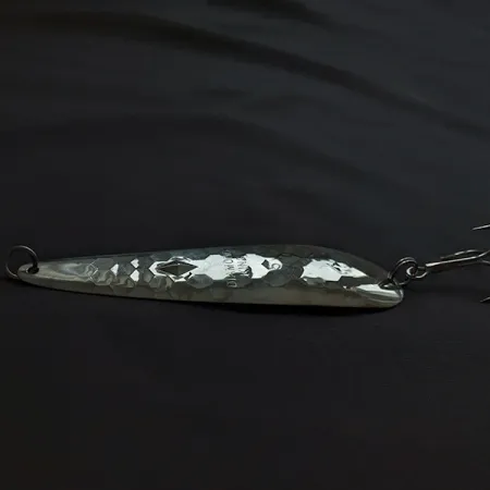 Vintage Luhr Jensen Diamond King 5, 1/2oz nickel fishing spoon #23198