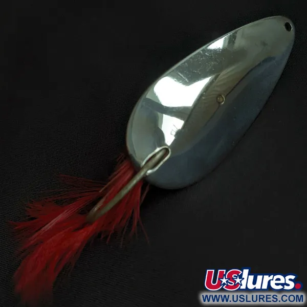 Vintage  Tony Accetta Tony Acсetta Weed-Dodger 7, 3/4oz nickel fishing spoon #23199