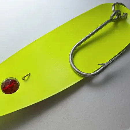 Vintage Red Eye Lures Red Eye Evil Eye, 2/3oz fishing spoon #23200