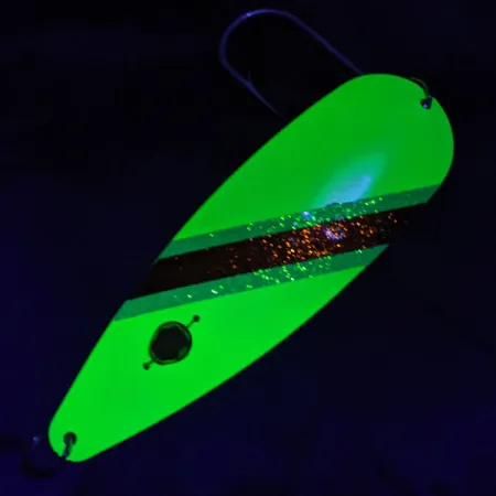 Vintage Red Eye Lures Red Eye Evil Eye, 2/3oz fishing spoon #23200
