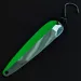 Vintage   Clear Water 101, 3/16oz nickel/green fishing spoon #23201
