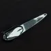 Vintage   Clear Water 101, 3/16oz nickel/green fishing spoon #23201