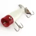 Vintage  Burke Flexo-Products  Burke Pop Top, 1/2oz red head fishing lure #23204
