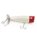 Vintage  Burke Flexo-Products  Burke Pop Top, 1/2oz red head fishing lure #23204