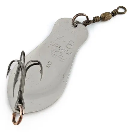 Vintage K-B Bait K-B Spoon 2, 1/2oz fishing spoon #23205