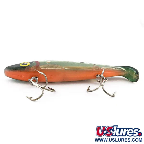Vintage  Mann's Bait  Mann's Pogo Shad 911, 2/5oz Brown fishing lure #23207