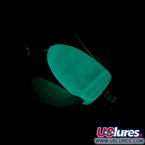 Vintage  Yakima Bait Worden's Spin-n-Glo Glow, 1/4oz green Glow - glows in the dark spinning lure #23210