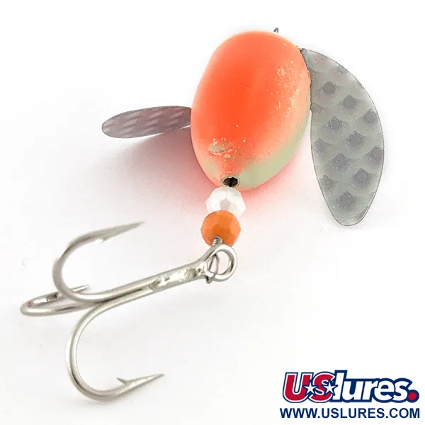 Vintage  Yakima Bait Worden's Spin-n-Glo Glow, 1/4oz pink Glow - glows in the dark spinning lure #23211