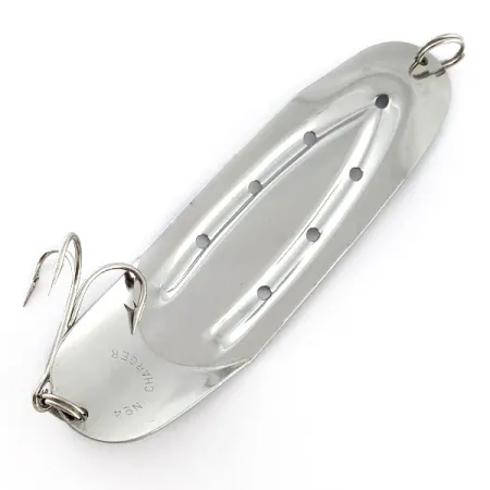 Vintage Lake Products Charger №4, 3/4oz nickel fishing spoon #23218