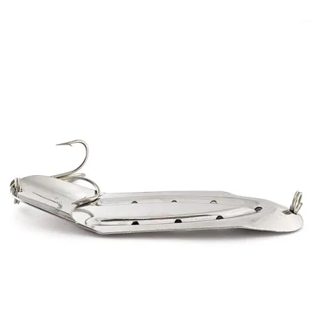 Vintage Lake Products Charger №4, 3/4oz nickel fishing spoon #23218