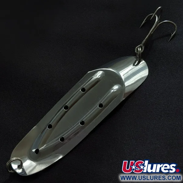 Vintage Lake Products Charger №4, 3/4oz nickel fishing spoon #23218