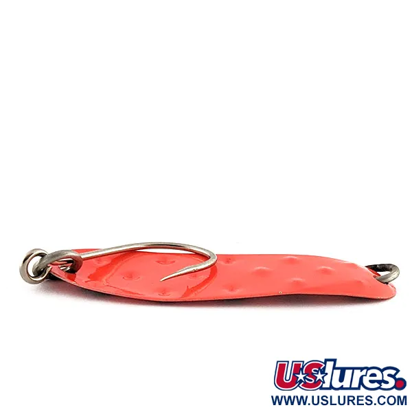 Vintage   Luhr Jensen Alpena Diamond, 3/16oz Pink fishing spoon #23221